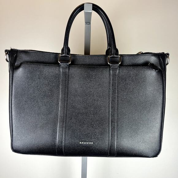 COACH Metropolitan Double Zip Business Case - Black - Picture 1 of 7